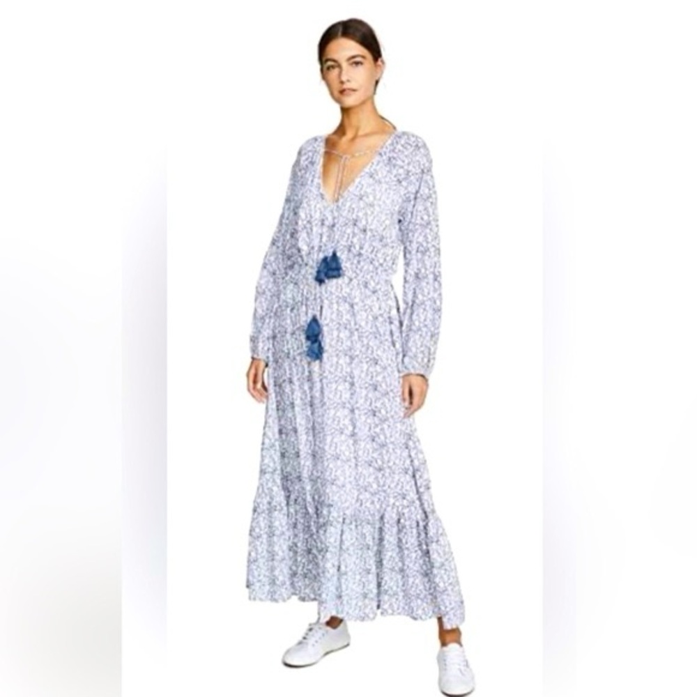 Roller Rabbit Olaya Maxi Dress in Royal Denmark